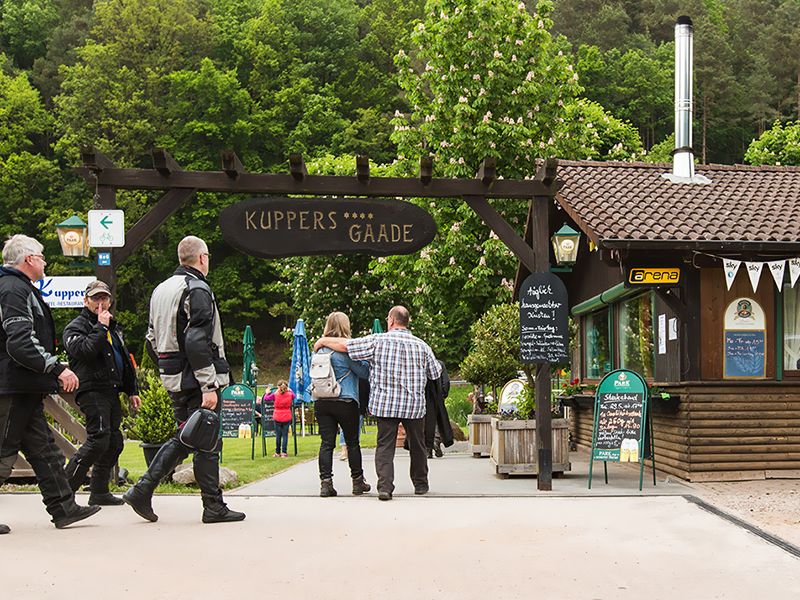 Hotel Restaurant Kupper Biergarten Eppenbrunn Pfälzerwald Erholungsgebiet Luftkurort Naturpark Nordvogesen Deutschland Frankreich